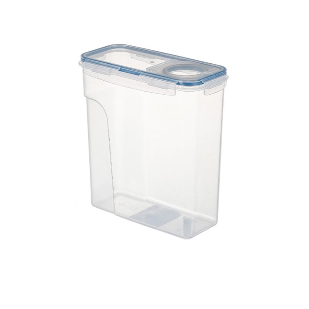 Snack Container Travel - ภาชนะเก็บซีเรียลพลาสติก ถังเก็บธัญพืชแบบใส ปิดผนึก ป้องกันความชื้น ป้องกันแมลง ถังจ่ายข้าว