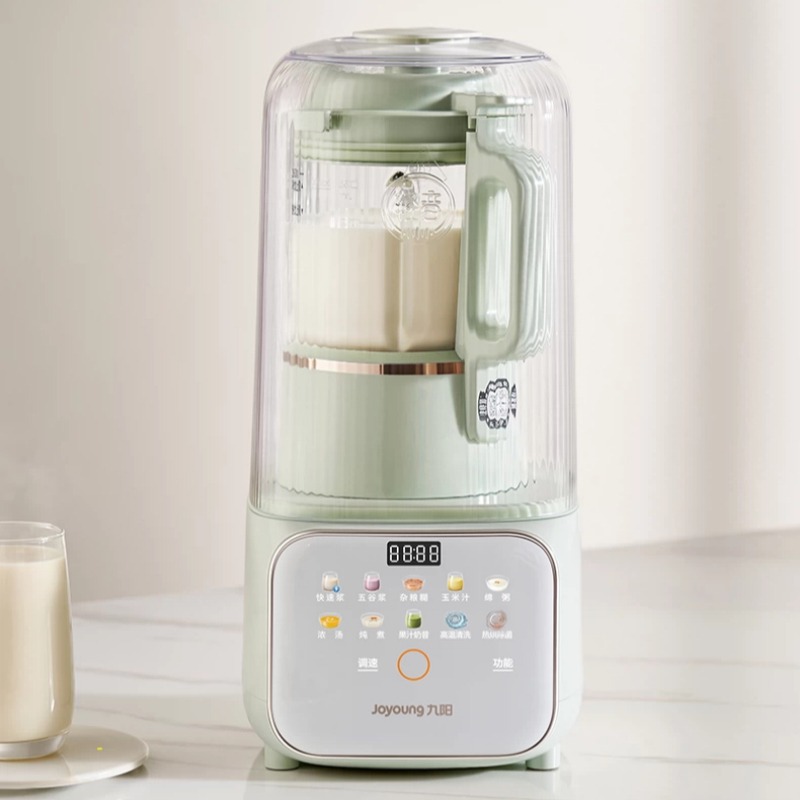 Baby Food Grinder Machine - เครื่องทำนมถั่วเหลืองอัตโนมัติในครัวเรือน 220V เครื่องบดความเร็วต่ำ เครื่องทำอาหารเด็กพร้อมการออกแบบลดเสียงรบกวน เครื่องใช้ในครัว