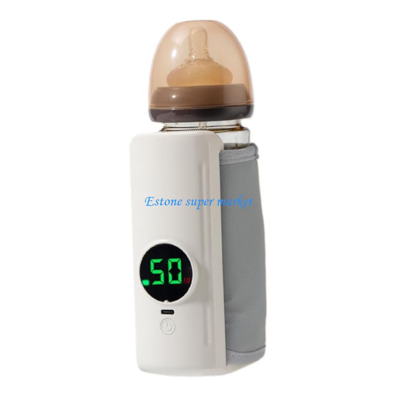 Baby Food Warmer - 090B เครื่องอุ่นขวดนมแบบประหยัดพลังงาน 2000mAh แบตเตอรี่ที่มีอายุการใช้งานยาวนานสำหรับการเดินทาง