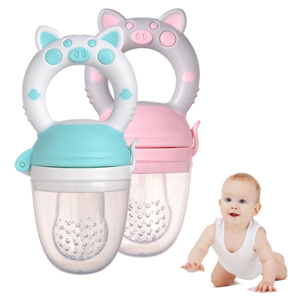Baby Food Diet - จุกนมซิลิโคนสำหรับป้อนอาหารสดสำหรับเด็กทารก เด็กชาย เด็กหญิง จุกนมผลไม้ ปลอดภัยสำหรับเด็กทารก อุปกรณ์สำหรับเด็กทารก