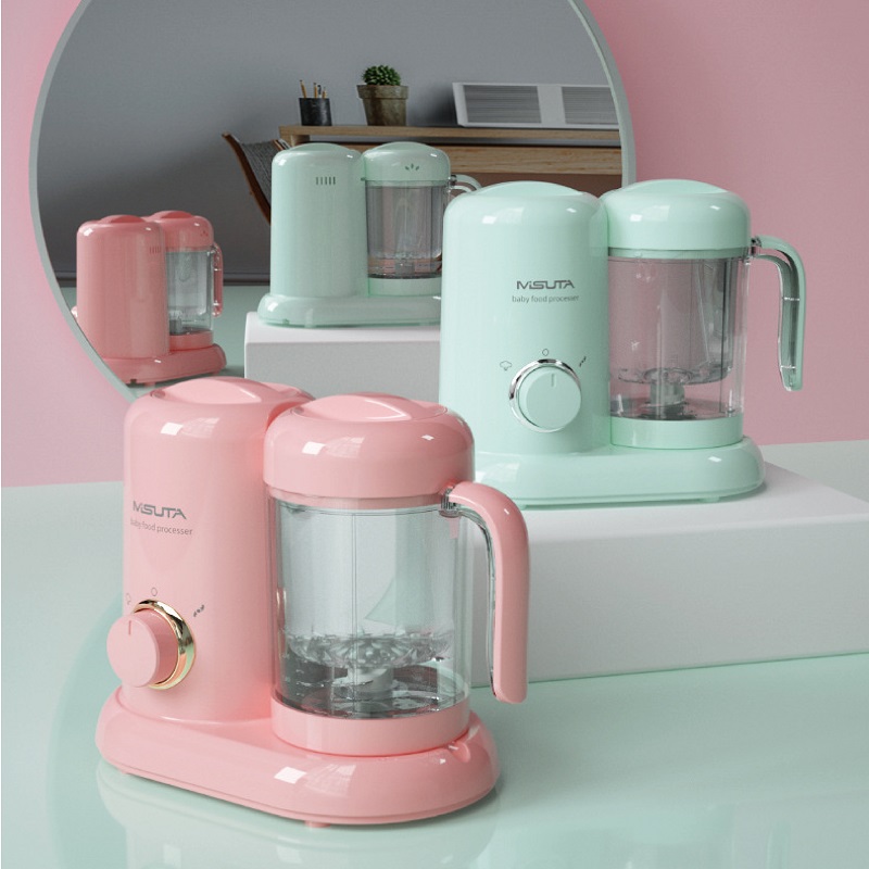 Baby Food Grinder Machine - เครื่องบดอาหารเด็กไฟฟ้าอเนกประสงค์ 220V อัตโนมัติ 4 in 1