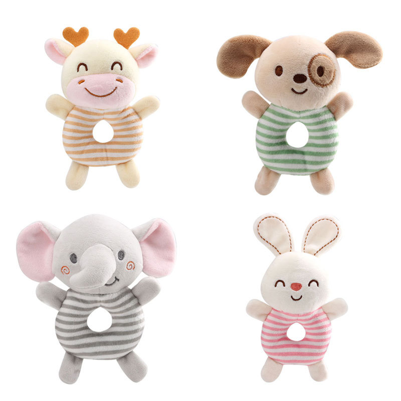 Baby Food Quantity - เด็กใหม่ Rattle ของเล่นการ์ตูนสัตว์ตุ๊กตาทารกแหวนมือเตียงของเล่นสําหรับทารกแรกเกิด 0-24 เดือนเด็กวัยหัดเดิน Early