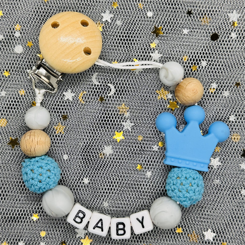 สายคล้องยางกัดลูกปัดเคี้ยวไม้บ - Baby Food Name บทวิจารณ์และราคา