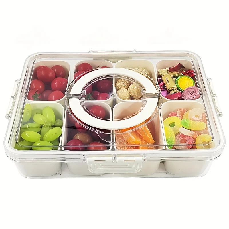 กล่องใส่ของว่าง 4Grid, กล่องใส - Snack Container Travel บทวิจารณ์และราคา