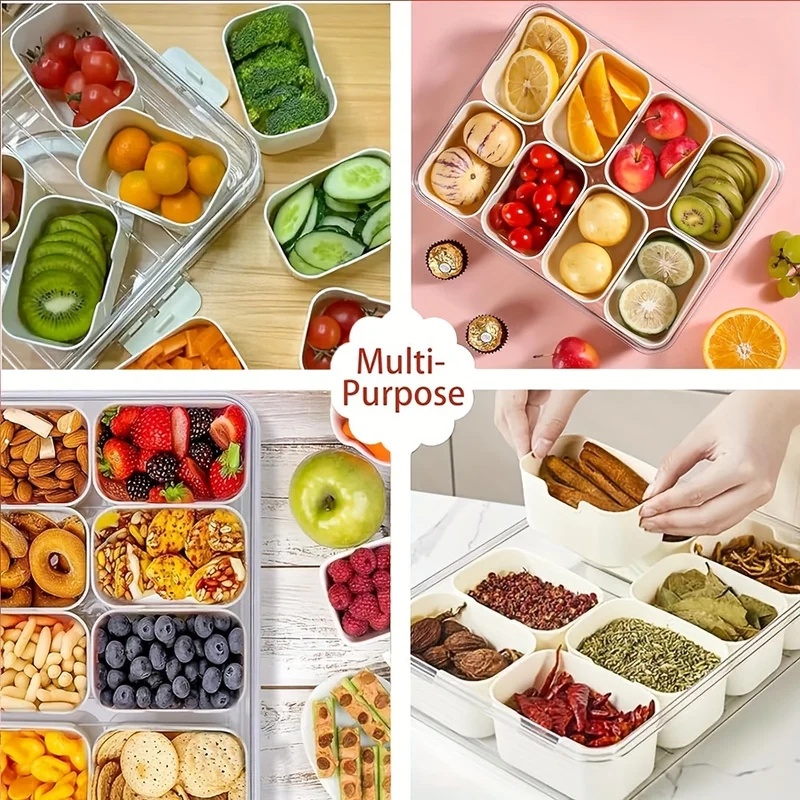 กล่องใส่ของว่าง 4Grid, กล่องใส - Snack Container Travel บทวิจารณ์และราคา