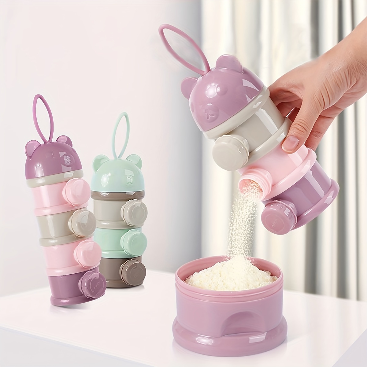 ภาชนะใส่นมผงเด็กความจุขนาดใหญ่ - Snack Container Travel บทวิจารณ์และราคา