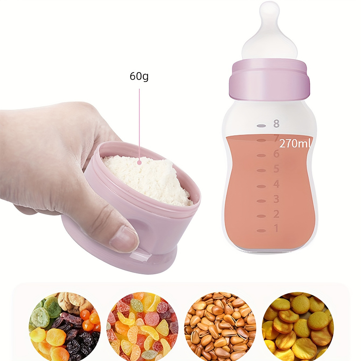 ภาชนะใส่นมผงเด็กความจุขนาดใหญ่ - Snack Container Travel บทวิจารณ์และราคา