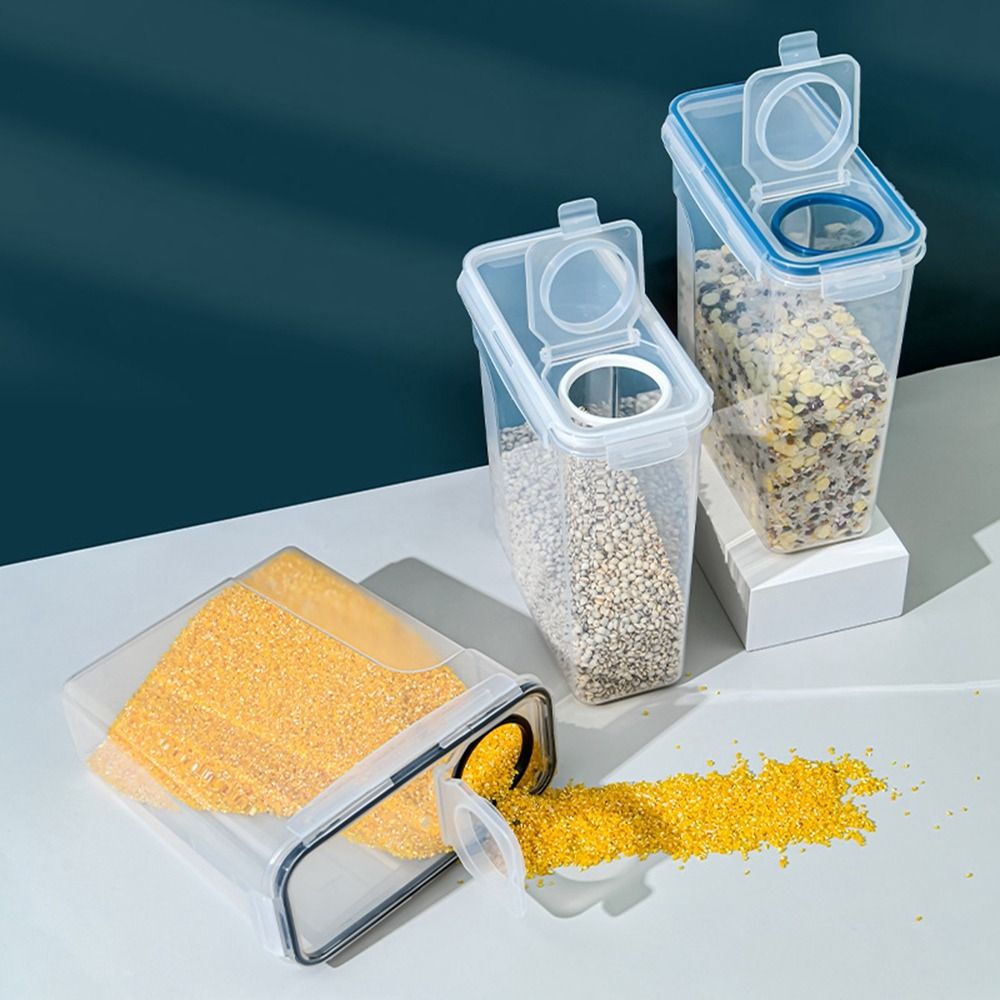 ภาชนะเก็บซีเรียลพลาสติก ถังเก็ - Snack Container Travel บทวิจารณ์และราคา