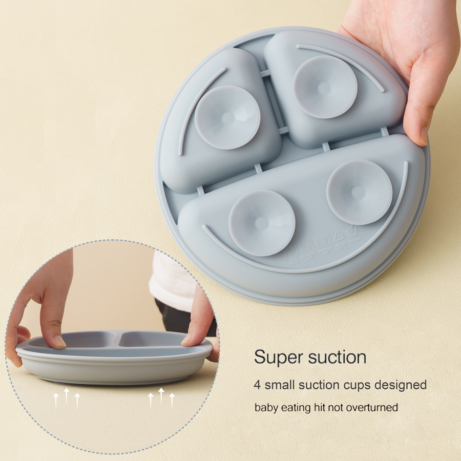 5 ชิ้นเด็กซิลิโคนชุดให้อาหารรอ - Baby Food Universe บทวิจารณ์และราคา