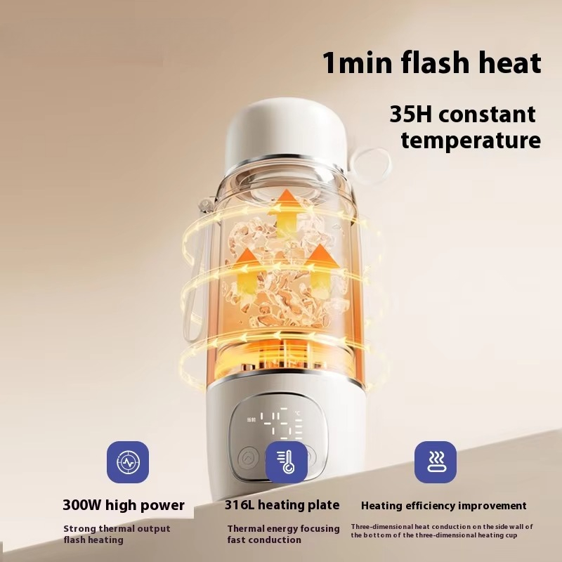กาต้มน้ำไร้สายแบบพกพาพร้อมระบบ - Baby Food Warmer บทวิจารณ์และราคา