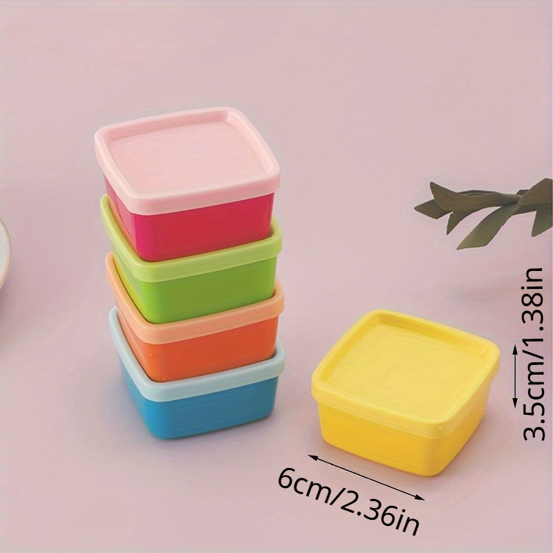 5pcs สายรุ้งสี Candy NUT กล่อง - Snack Container Travel บทวิจารณ์และราคา