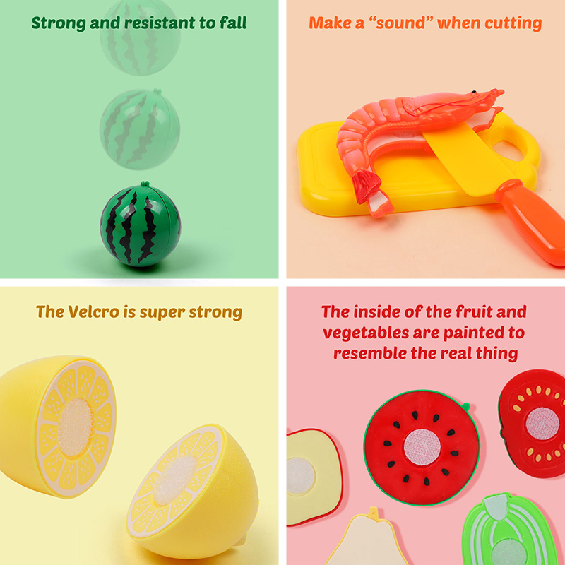 ของเล่นเด็กตัดผักและผลไม้ชุดสํ - Baby Food Vegetables บทวิจารณ์และราคา