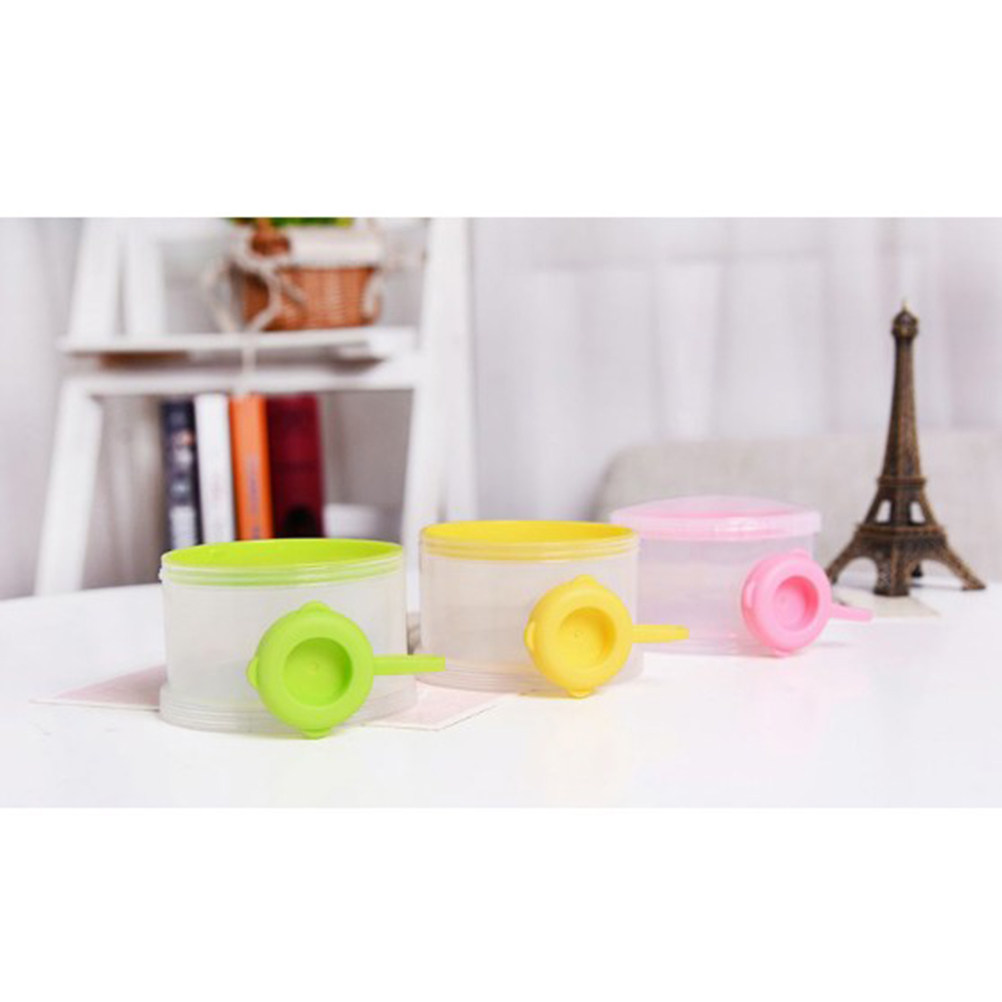 กล่องแบ่งนมผงสำหรับเด็ก 3 ชั้น - Snack Container Travel บทวิจารณ์และราคา