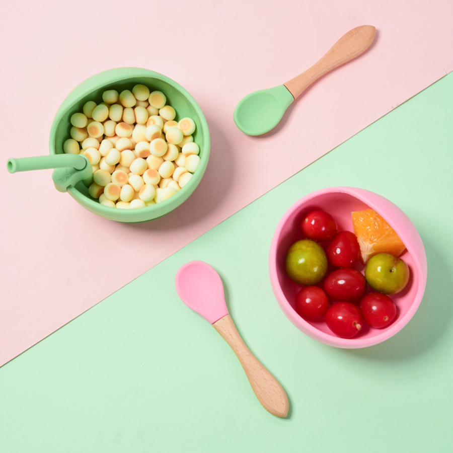 จานชามอาหารซิลิโคนกันหกสำหรับเ - Baby Food Diet บทวิจารณ์และราคา