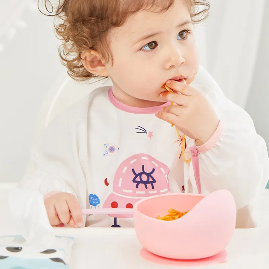 จานชามอาหารซิลิโคนกันหกสำหรับเ - Baby Food Diet บทวิจารณ์และราคา