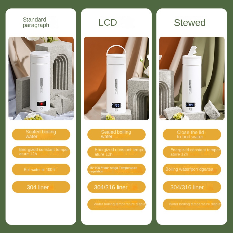 กาต้มน้ำไฟฟ้าแบบพกพา ต้มน้ำเร็ - Baby Food Warmer บทวิจารณ์และราคา