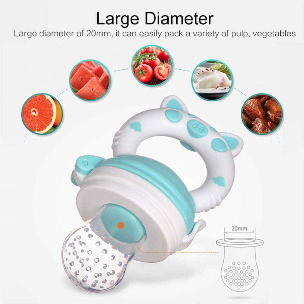 จุกนมซิลิโคนสำหรับป้อนอาหารสดส - Baby Food Diet บทวิจารณ์และราคา