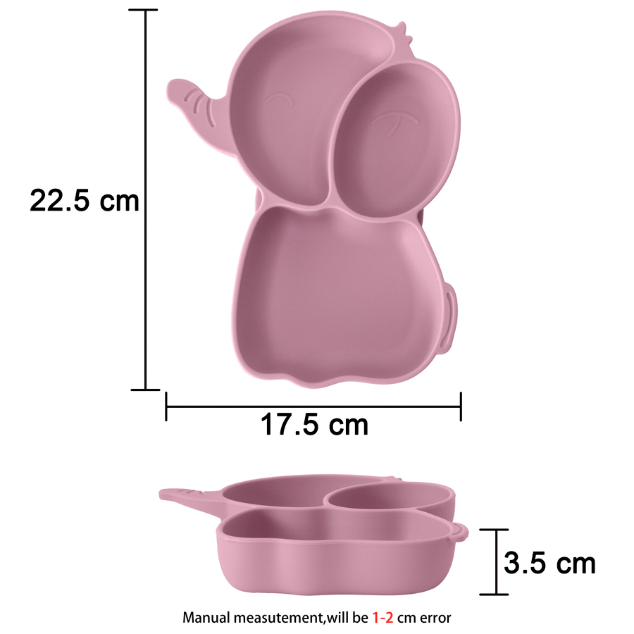 จานอาหารสำหรับเด็ก1ชิ้นทำจากซิ - Baby Food Universe บทวิจารณ์และราคา
