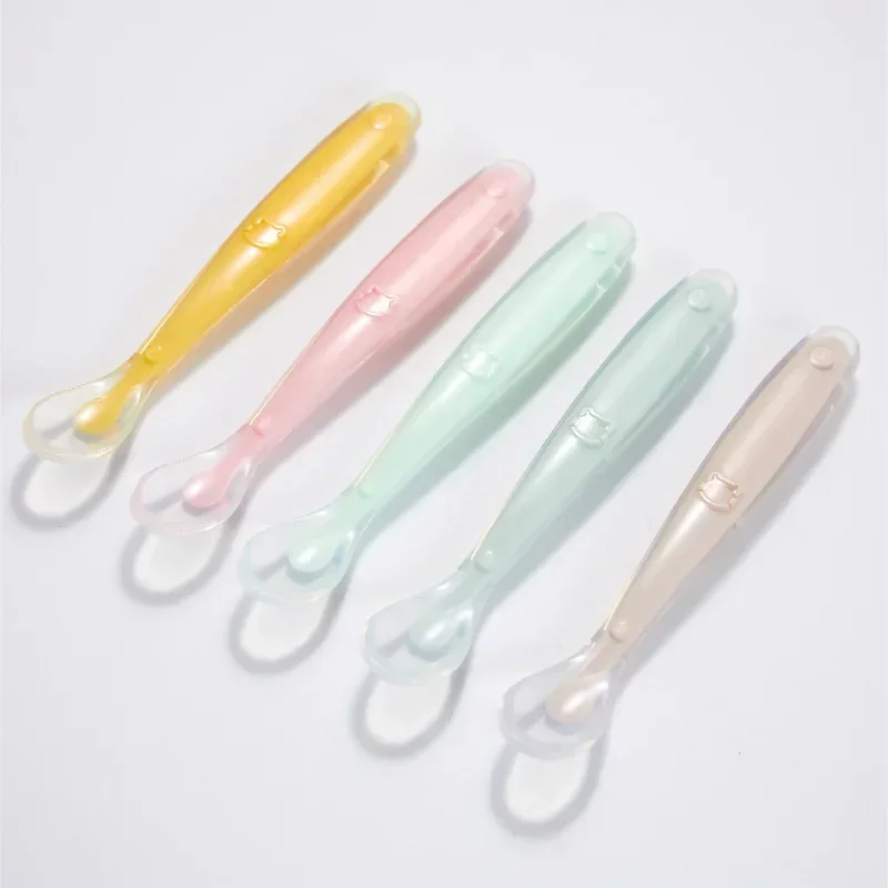 ช้อนเด็กซิลิโคนอ่อนนุ่มเด็กวัย - Baby Food Quantity บทวิจารณ์และราคา
