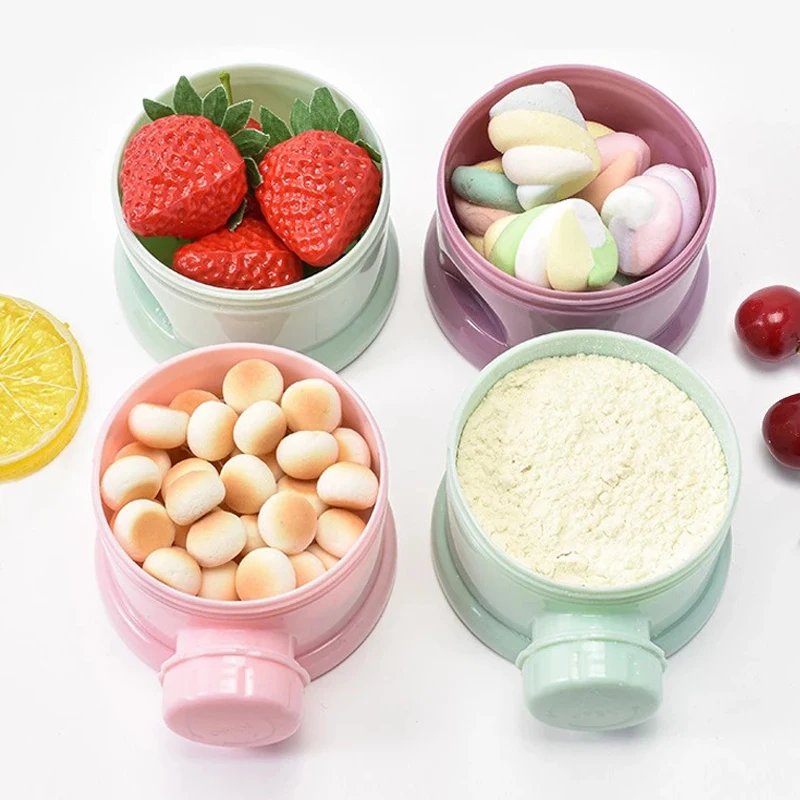 กล่องเก็บอาหารเด็กแบบพกพา 3/4  - Snack Container Travel บทวิจารณ์และราคา