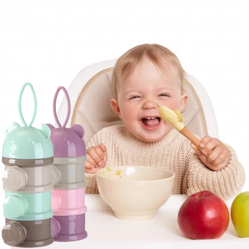 กล่องเก็บอาหารเด็กแบบพกพา 3/4  - Snack Container Travel บทวิจารณ์และราคา