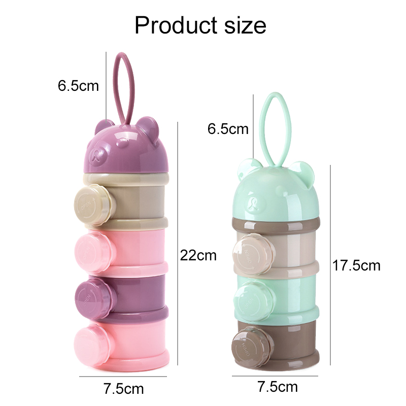 กล่องเก็บอาหารเด็กแบบพกพา 3/4  - Snack Container Travel บทวิจารณ์และราคา