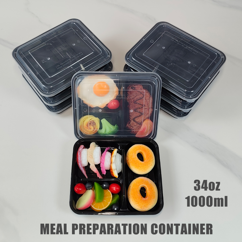 กล่องเตรียมอาหาร 3 ช่อง ขนาด 3 - Snack Container Travel บทวิจารณ์และราคา