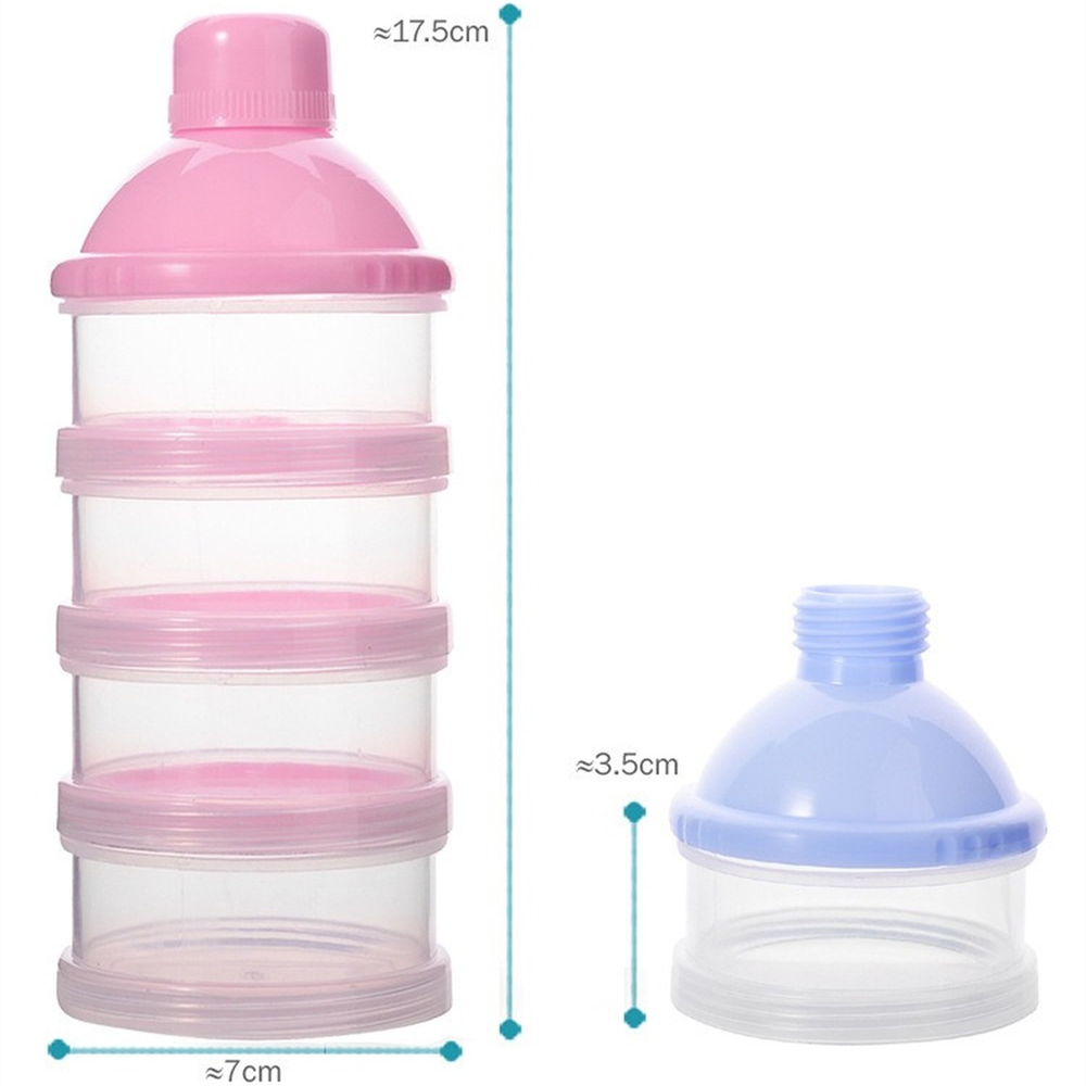 กล่องแบ่งนมผงแบบพกพา กล่องเก็บ - Baby Food Diet บทวิจารณ์และราคา